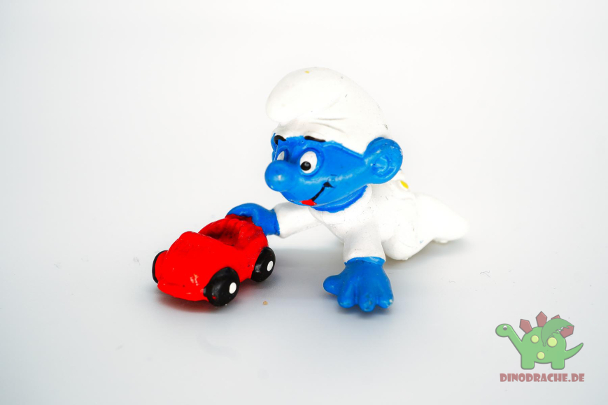 Schleich Baby Schlumpf mit Spielzeugauto 20215